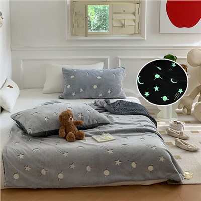 Superpehmeä flanellin kevyt hehkuva peitto